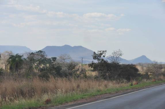 Passando ao largo da Chapada dos Parecis, no Mato Grosso